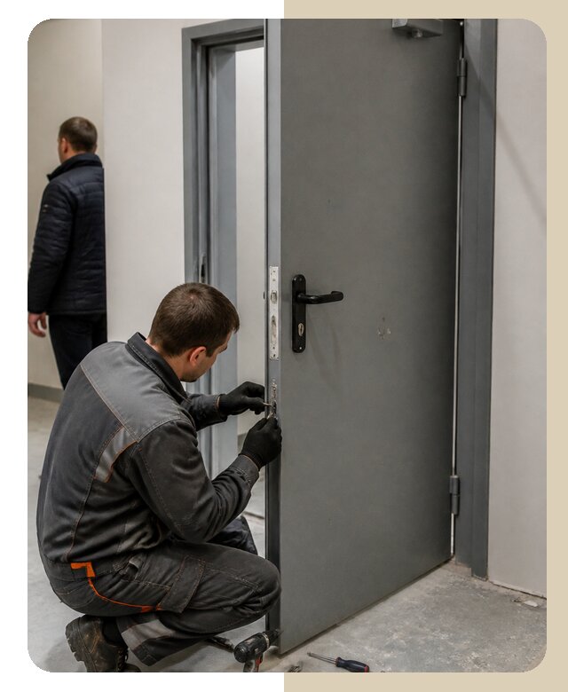 Ремонт противопожарной двери в Казани по цене 6901 р. | ДвериЛегко-Кзн